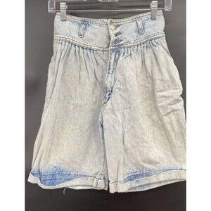 Vintage 80s Jordache Pleated High Waist Denim Shorts Made in USA Women’s